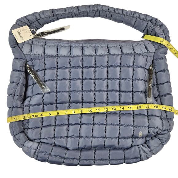 FREE PEOPLE Movement Quilted Carryall Tote Bag Slate Sold Out Color NWT - Picture 4 of 5